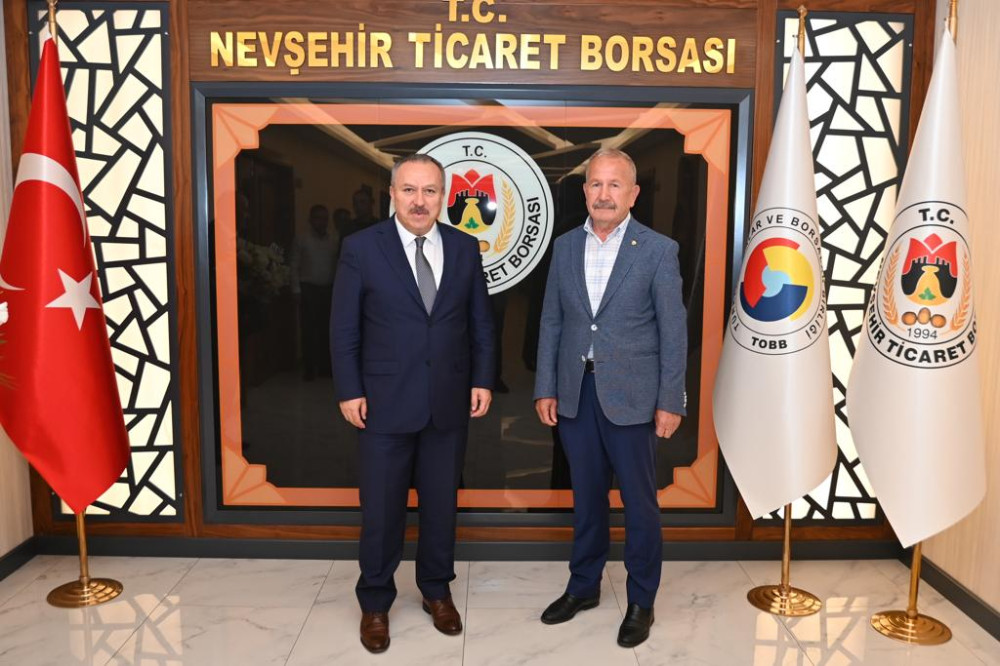Nevşehir Valisi Fidan'dan Ticaret Borsasına iade-İ ziyaret