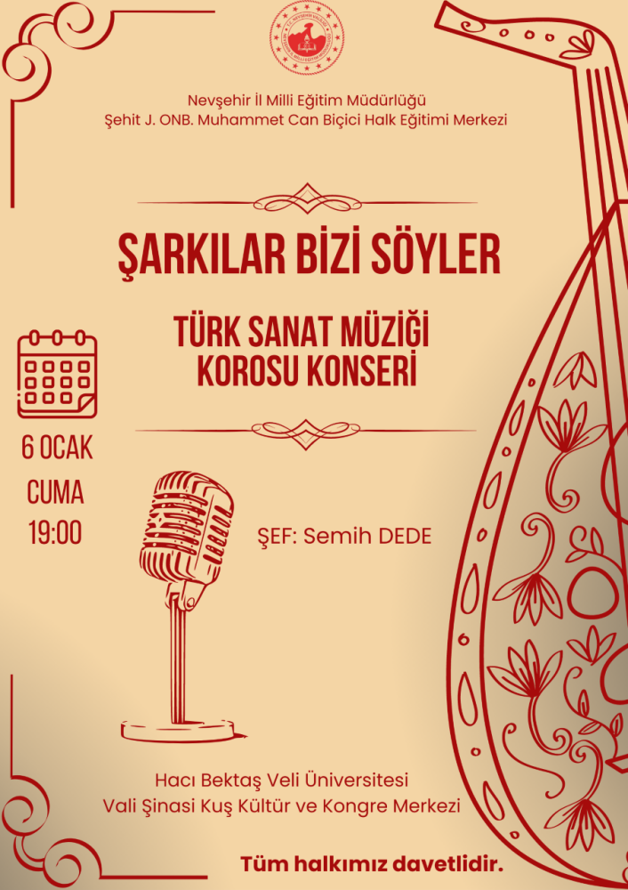 Nevşehir'de 4 Türk Sanat Müziği korosu oluşturuldu