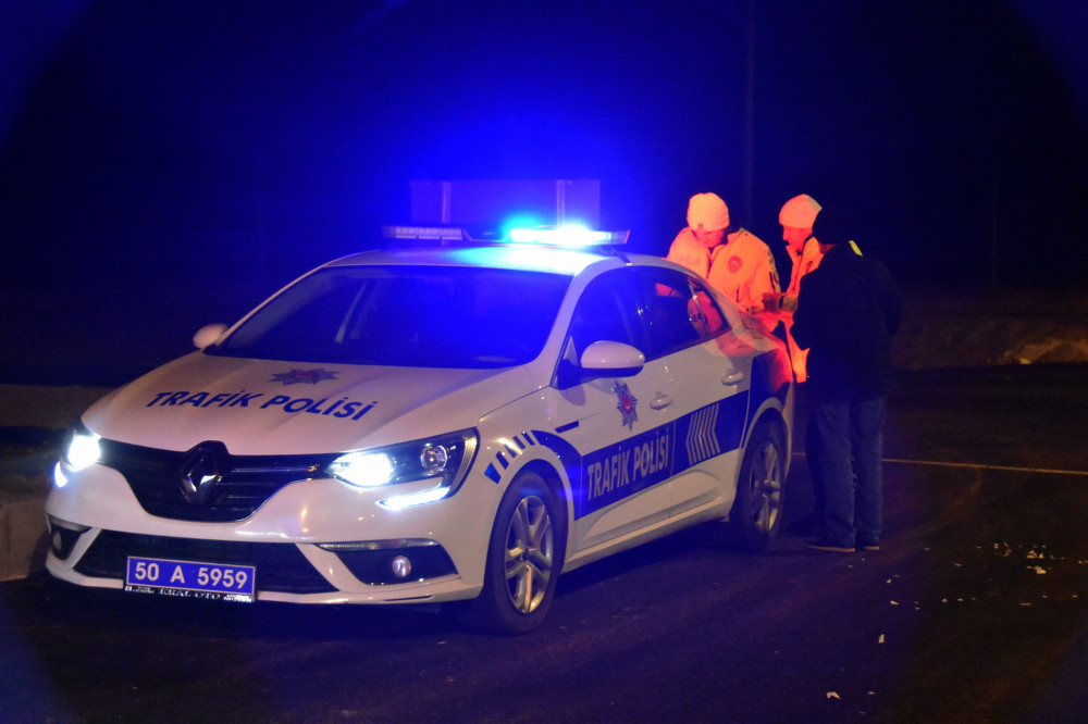 Nevşehir'de alkollü araç kullanan 25 sürücüye ceza yazıldı