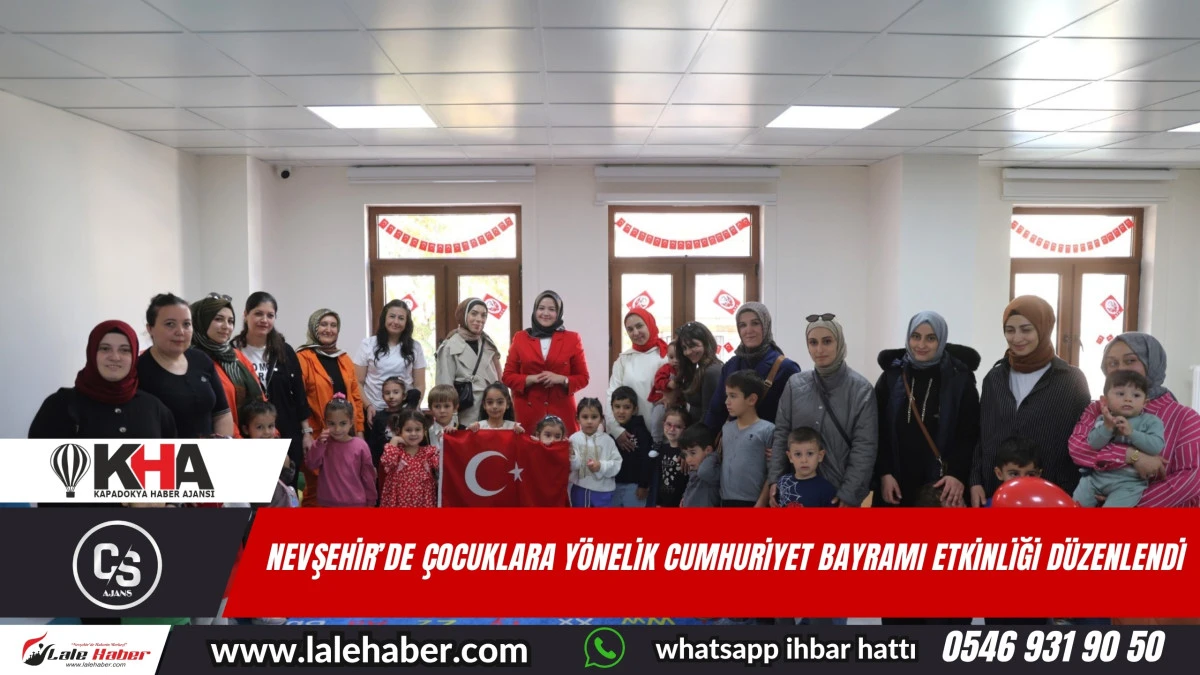 Nevşehir’de çocuklara yönelik Cumhuriyet Bayramı etkinliği düzenlendi