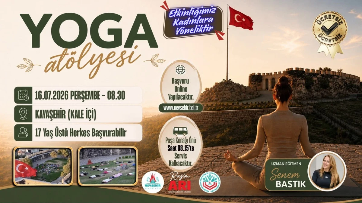 Nevşehir&rsquo;de kadınlara &uuml;cretsiz yoga ve pilates etkinliği d&uuml;zenleniyor