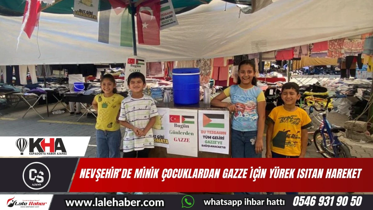 Nevşehir'de minik çocuklardan yürekleri ısıtan hareket
