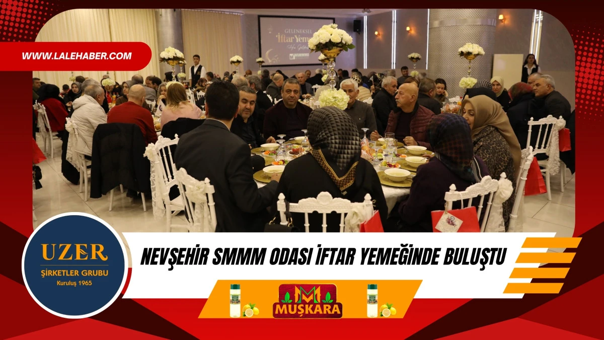 Nevşehir'de muhasebeciler iftar yemeğinde bir araya geldi
