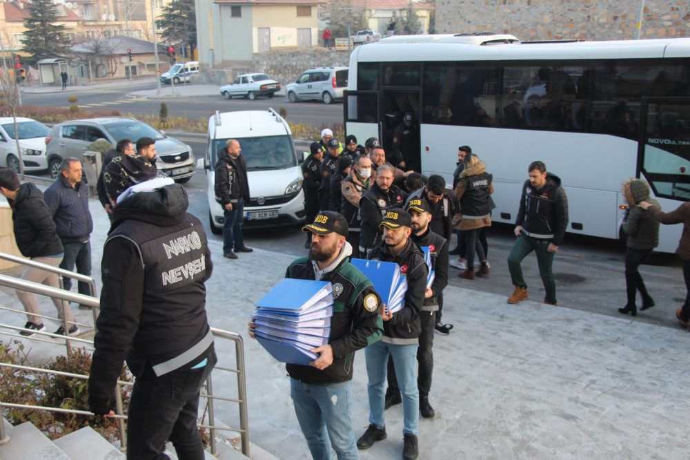 Nevşehir’de uyuşturucudan 32 kişi tutuklandı