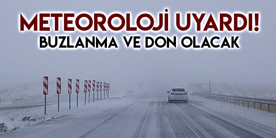 Nevşehir'e sis ve buzlanma uyarısı yapıldı