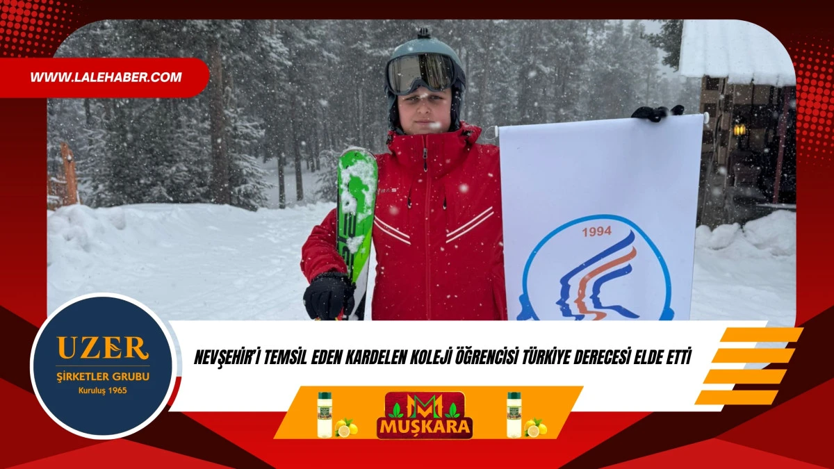Nevşehir’i temsil eden Kardelenli öğrenciden Türkiye derecesi