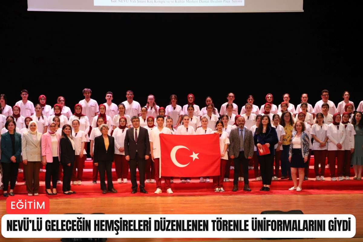 NEVÜ’lü geleceğin hemşireleri düzenlenen törenle üniformalarını giydi