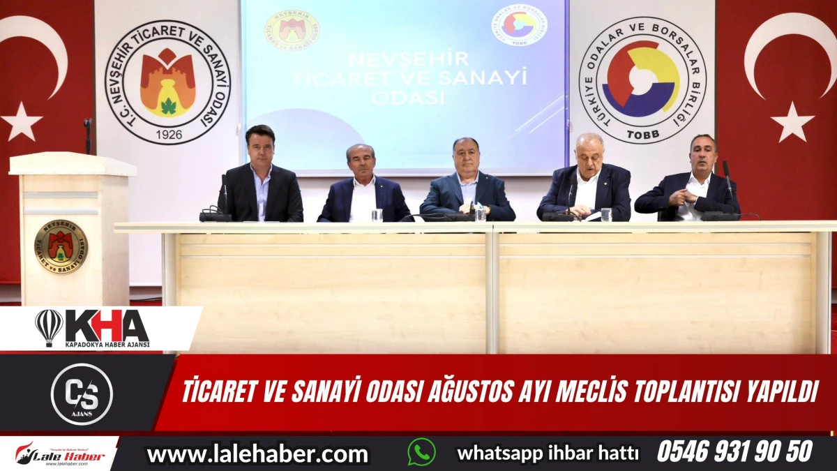 NTSO Ağustos ayı meclis toplantısı yapıldı