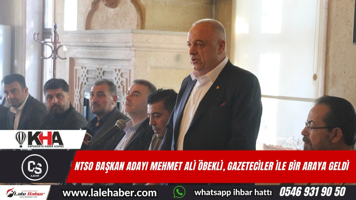 NTSO Başkan Adayı Öbekli, gazetecilerle bir araya geldi