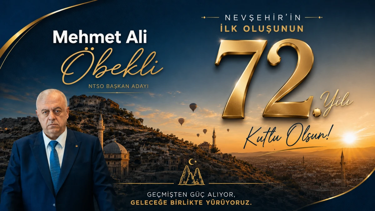 NTSO Başkan Adayı &Ouml;bekli, 'İl oluşumuzun 72.yılı kutlu olsun'