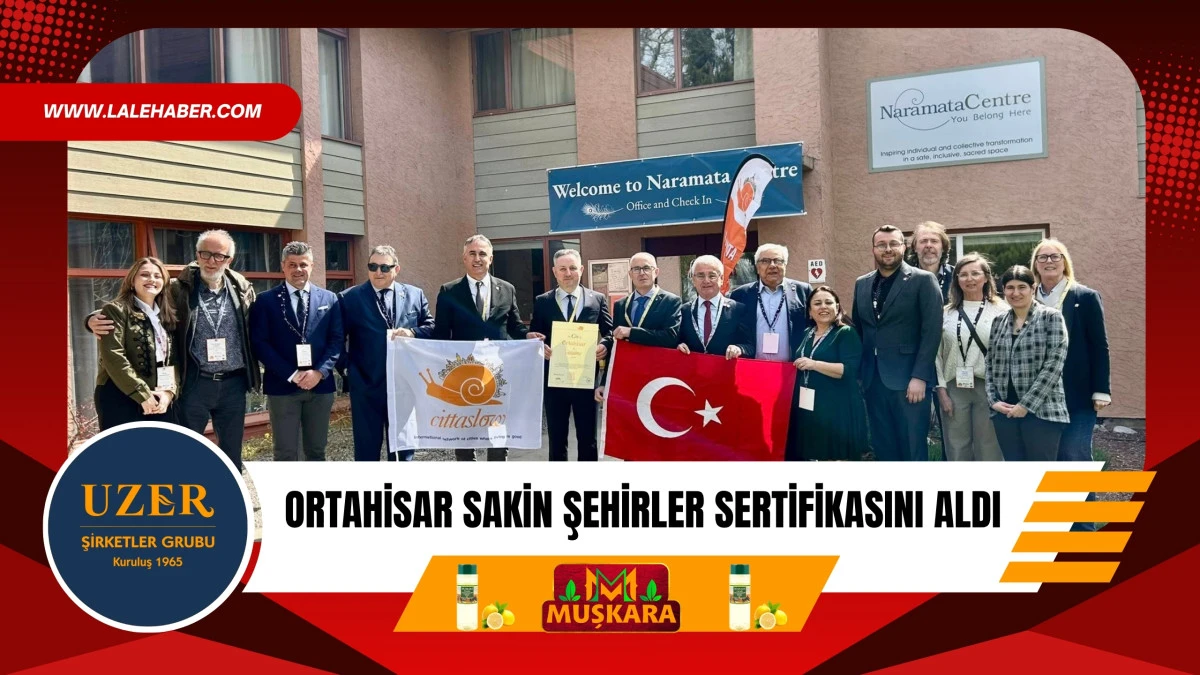 Ortahisar 'Sakin Şehirler" sertifikasını aldı