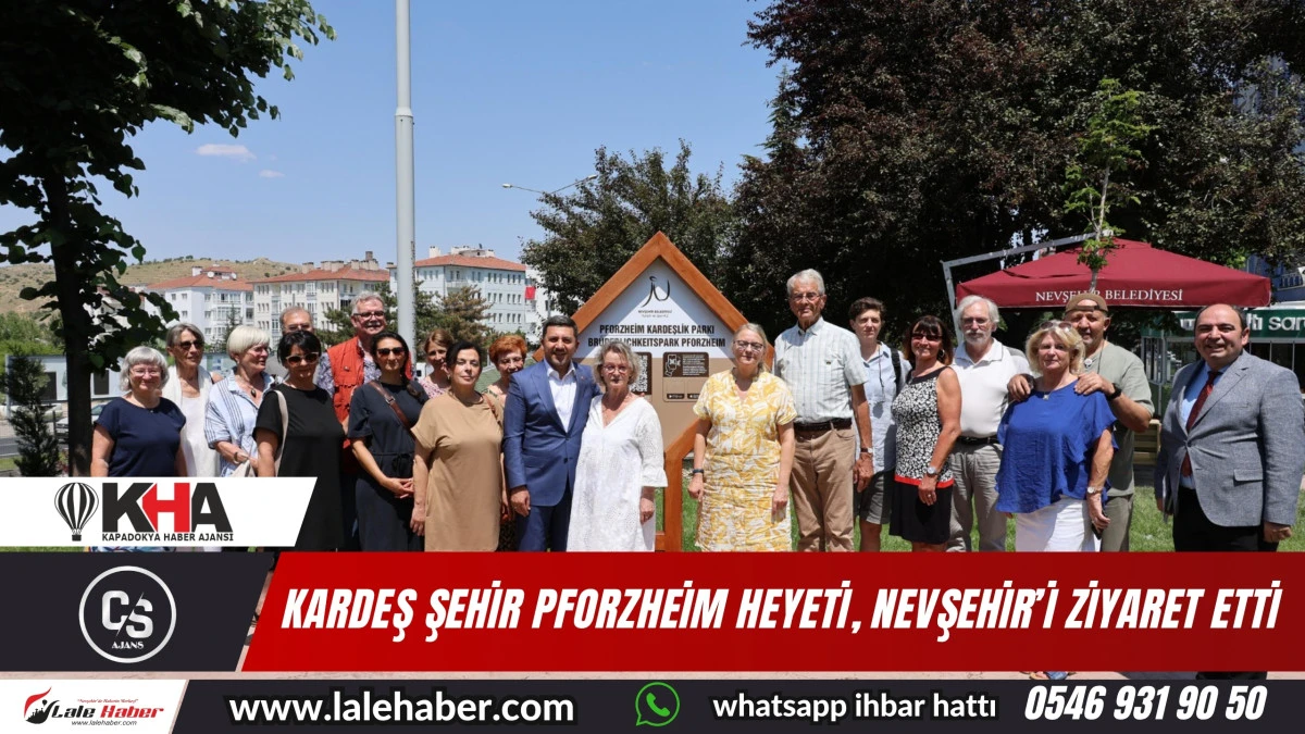 Pforzheim heyeti Nevşehir Belediye Başkanı Arı’yı ziyaret etti