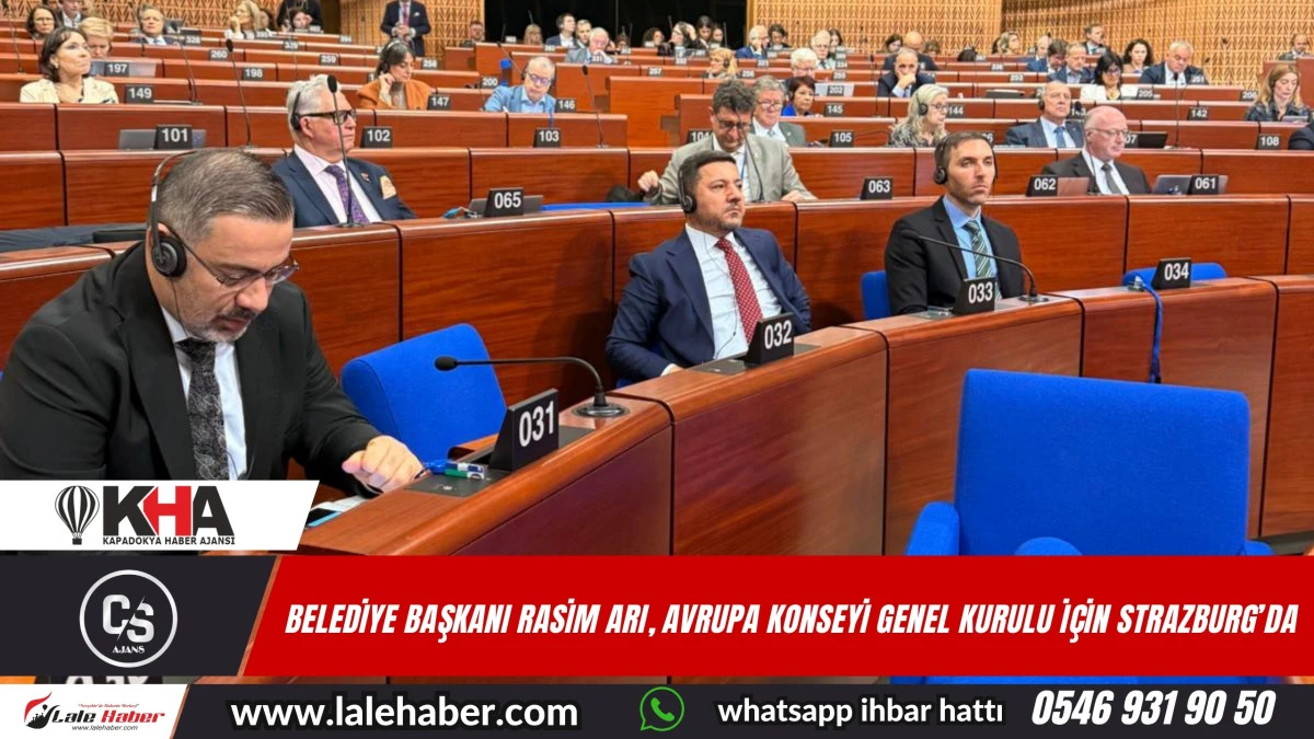 Rasim Başkan, 49. Yerel ve Bölgesel Yönetimler Avrupa Konseyi Genel Kurulu için Strazburg’da