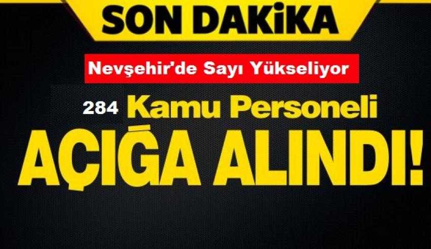 Nevşehir'de FETÖ'den Açığa Alınanlarda Sayı Her Geçen Gün Artıyor