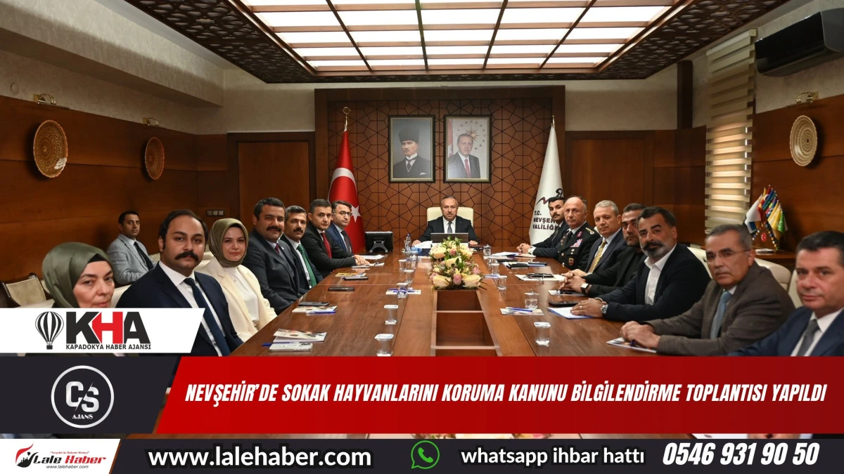 Sokak hayvanlarını koruma kanunu bilgilendirme toplantısı yapıldı
