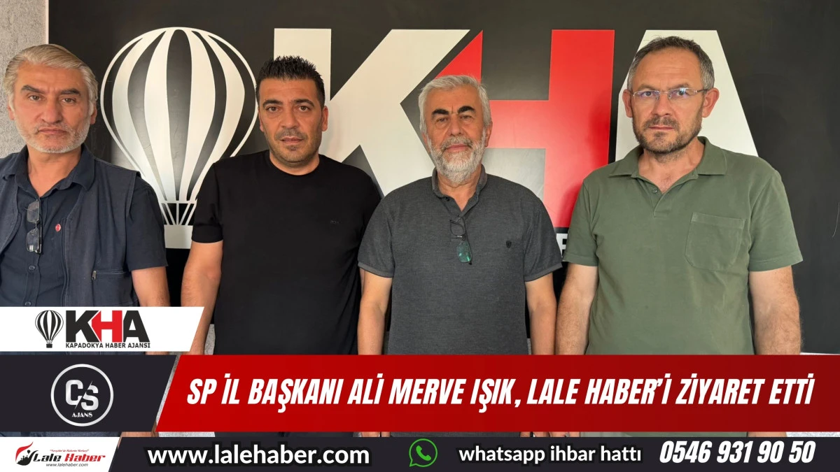 SP İl Başkanı Ali Merve Işık, Lale Haber'i ziyaret etti