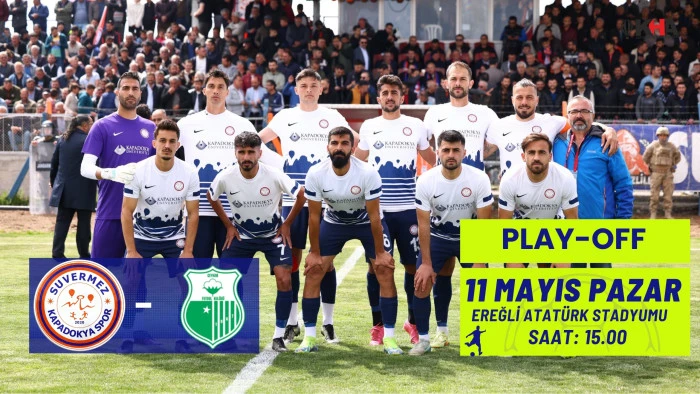 Suvermez Kapadokyaspor-Ceyhanspor Ereğli Atatürk Stadında karşılaşacak