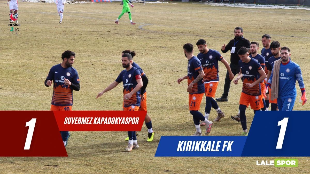 Suvermez Kapadokyaspor, Kırıkkale karşısında hakemi ge&ccedil;emedi
