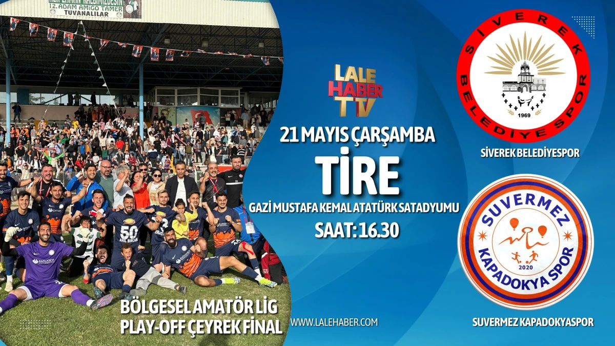 Suvermez Kapadokyaspor maçı Lale Haber TV’de 