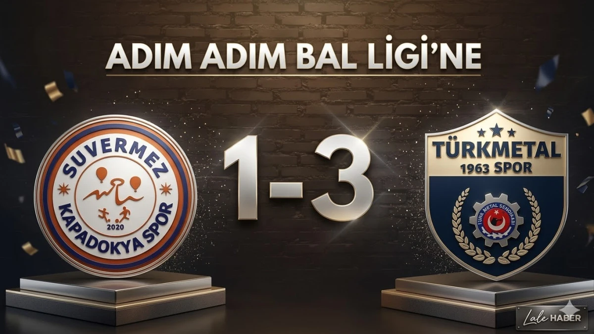 Suvermez Kapadokyaspor, Türk Metal 1963 Spor'a 3-1 mağlup oldu