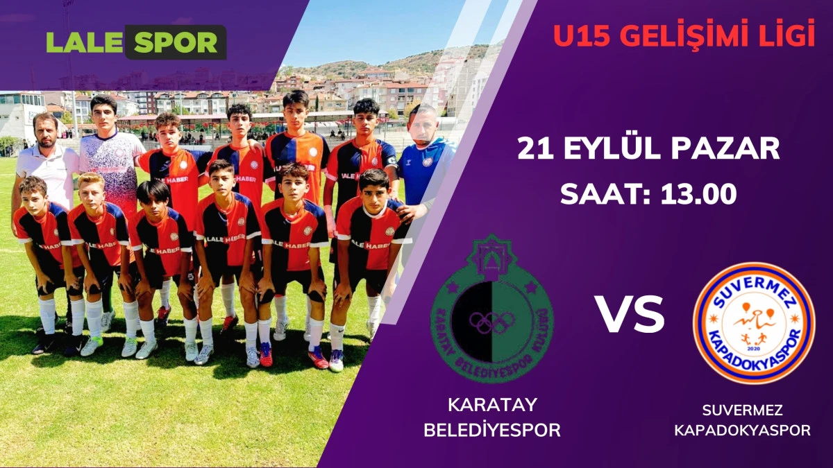 Suvermez Kapadokyaspor U15 takımı, Konya'da 3 puan peşinde