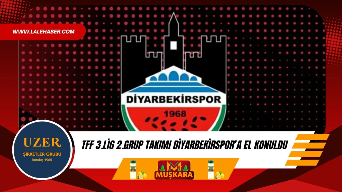 TFF 3.Lig 2.Grupta m&uuml;cadele eden Diyarbekirspor'a el konuldu