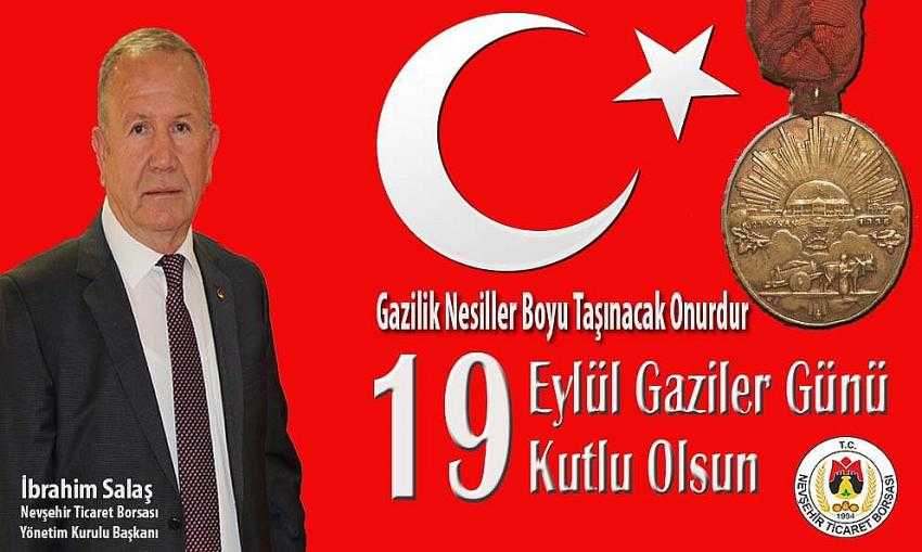 Salaş, 19 Eylül Gaziler Günü mesajı yayımladı 