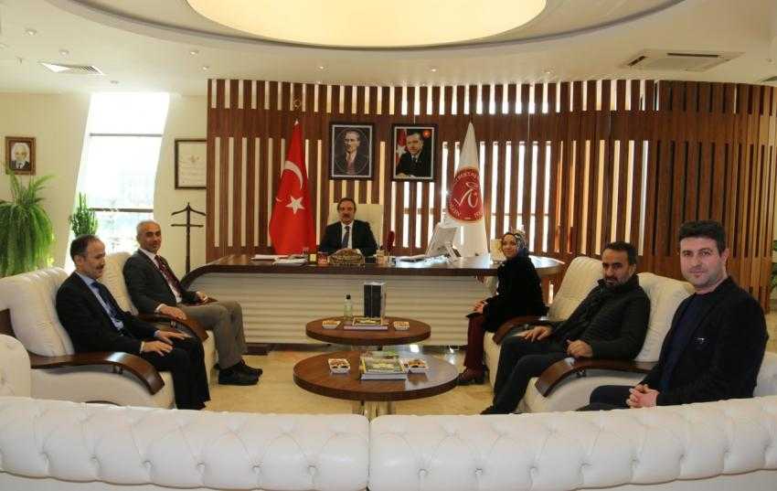 TOKİ 125. Yıl Ortaokulu Okul Aile Birliğinden Rektör Bağlı’ya Ziyaret
