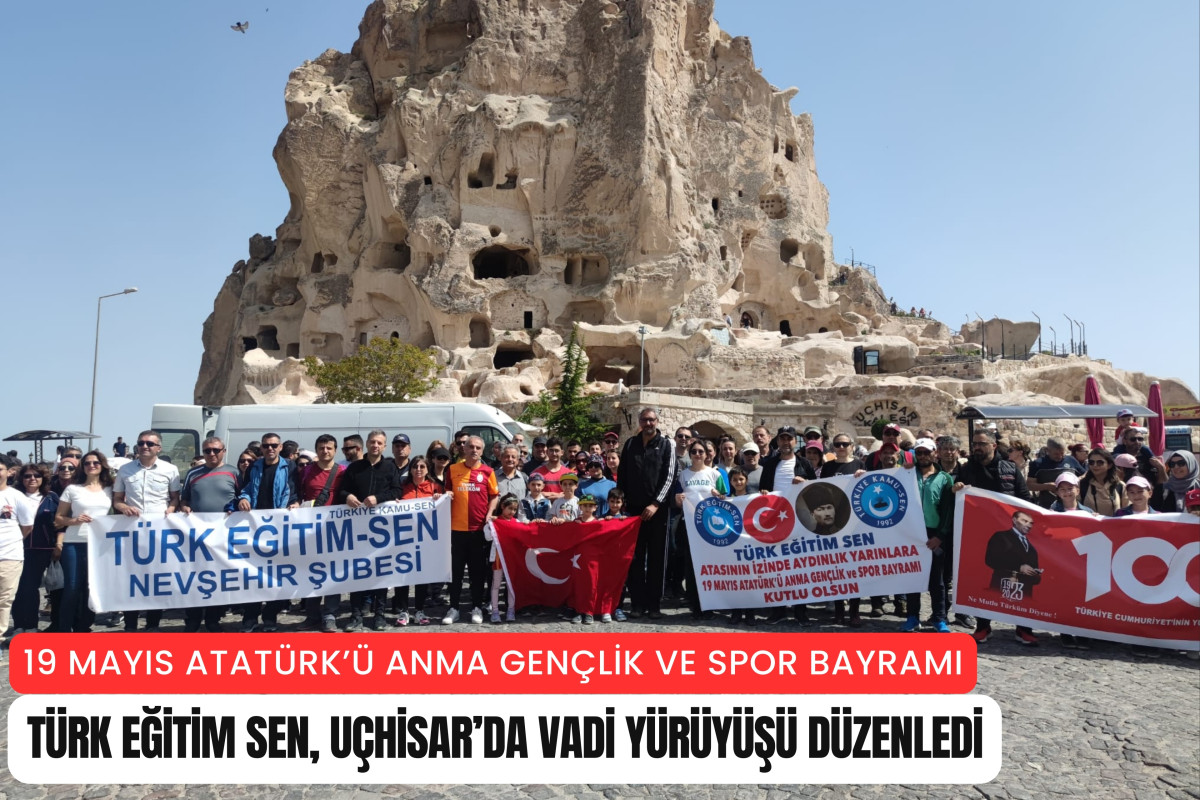 Türk Eğitim Sen, vadi yürüyüşü düzenledi