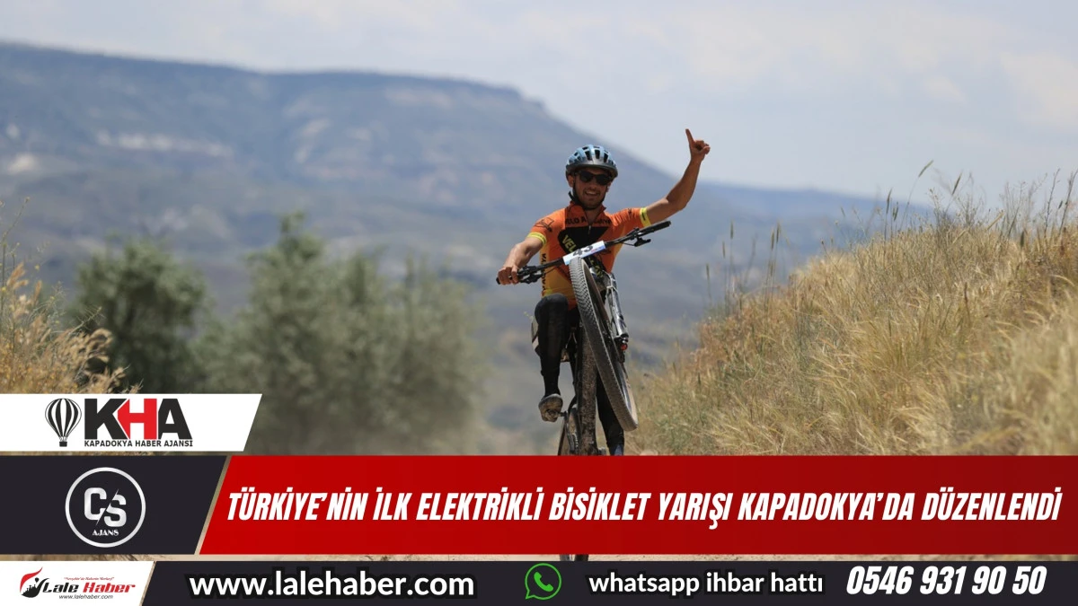 Türkiye’nin ilk elektrikli bisiklet yarışı Kapadokya’da düzenlendi