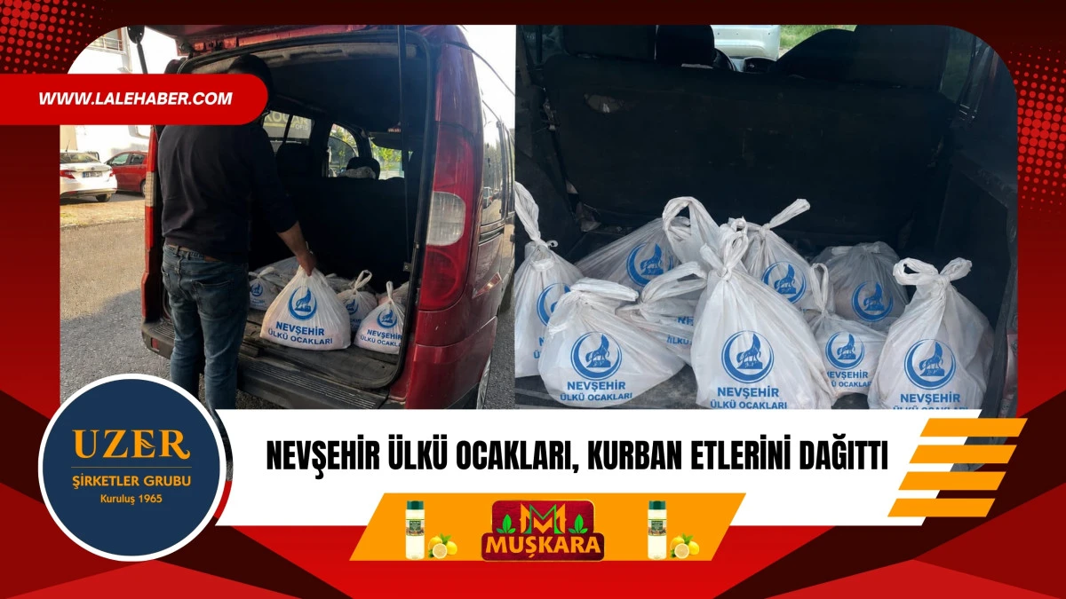 &Uuml;lk&uuml; Ocakları kurban etlerini dağıttı