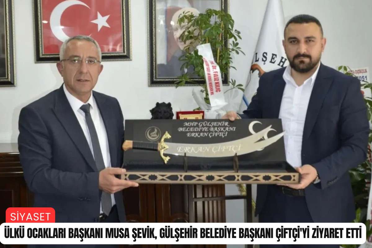 Ülkü Ocakları'ndan, Gülşehir Belediye Başkanı Çiftçi'ye ziyaret