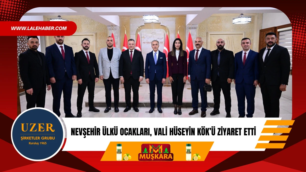 Ülkü Ocakları’ndan Vali Hüseyin Kök’e nezaket ziya