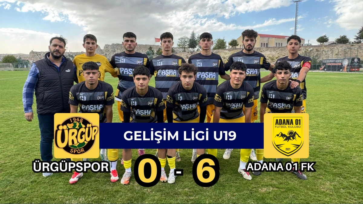 Ürgüpspor: 0 Adana 01 FK: 6 (U19 Ligi)