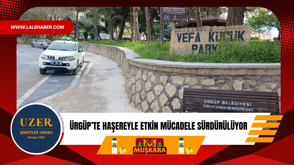 Ürgüp'te haşereyle mücadele çalışmaları başladı