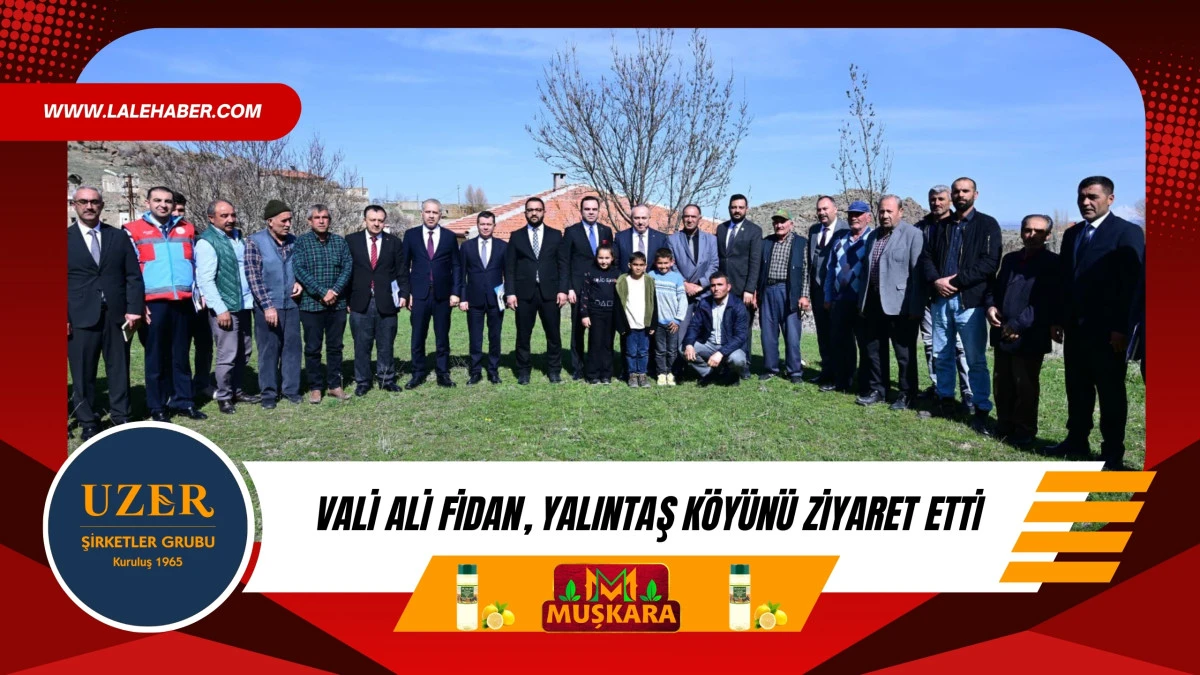 Vali Ali Fidan, Yalıntaş k&ouml;y&uuml;n&uuml; ziyaret etti