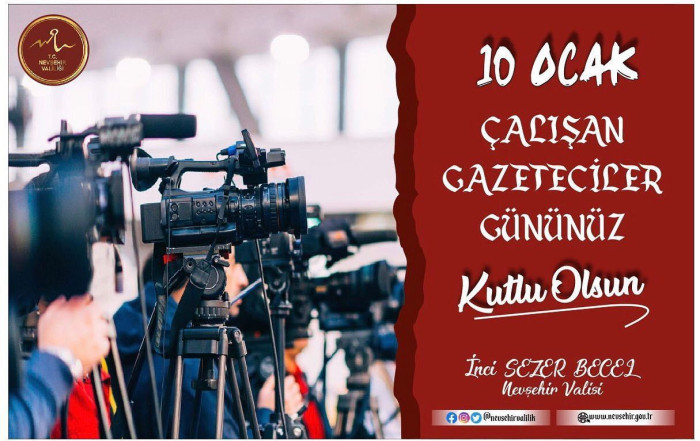 Vali Becel, 10 Ocak çalışan Gazeteciler gününü kutladı