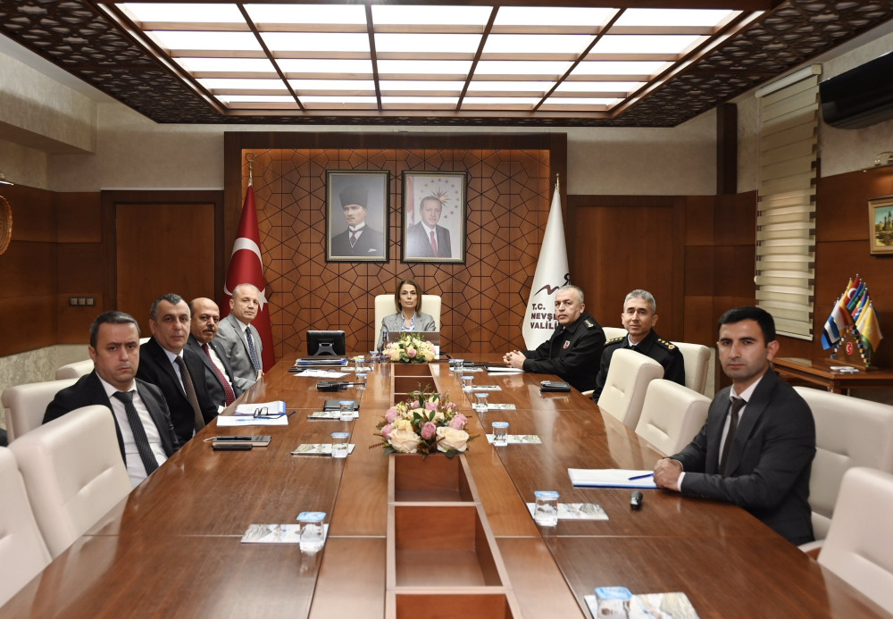 Nevşehir'de yılın ilk asayiş toplantısı yapıldı
