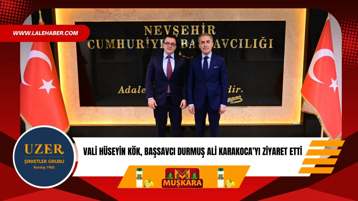 Vali Hüseyin Kök, Başsavcı Karakoca'yı ziyaret ett