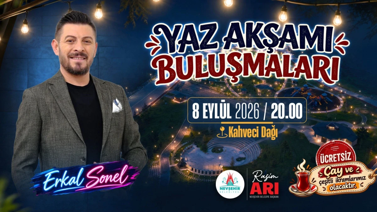 Yaz Akşamı Buluşmaları&rsquo;nda 'Erkal Sonel' sahne alıyor