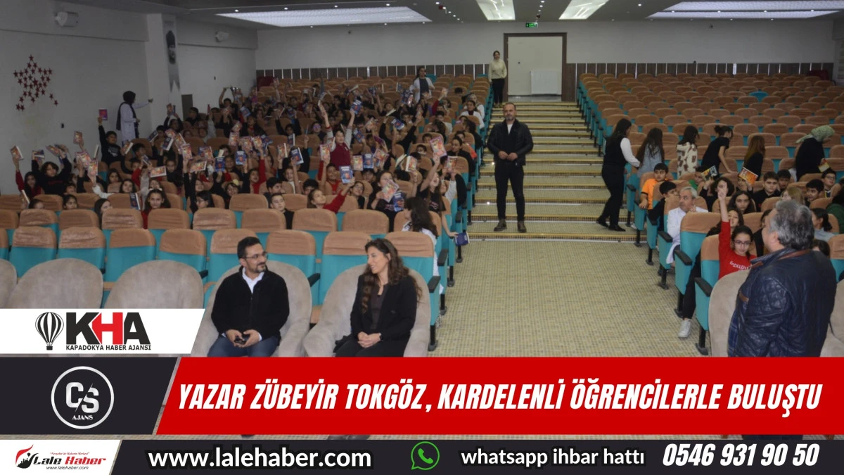 Yazar Zübeyir Tokgöz Kardelenli öğrencilerle buluştu