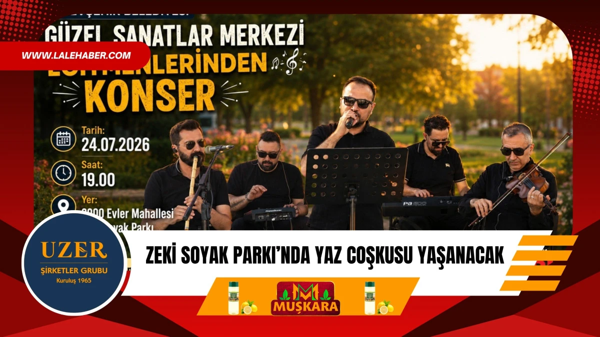 Zeki Soyak Parkı&rsquo;nda yaz coşkusu yaşandı